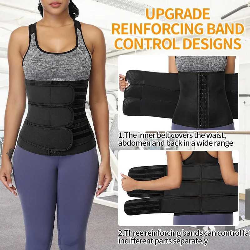 Neoprene Sweat Body Shaper Waist Trainer Belts Shapewear Girdle Tummy Control Slimming Fat Burning Postpartum Sheath Belt W250616