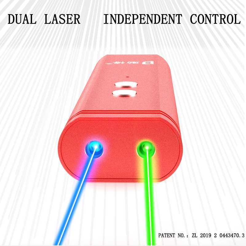 Type-c charging Dual laser point pen 450nm Blue Laser Pointer 532nm Green laser pen 650nm Red Laser B240801