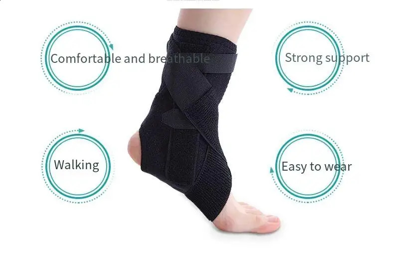 Ankle protection foot inversion correction shoe and foot sagging orthosis stroke hemiplegia rehabilitation equipment 240726