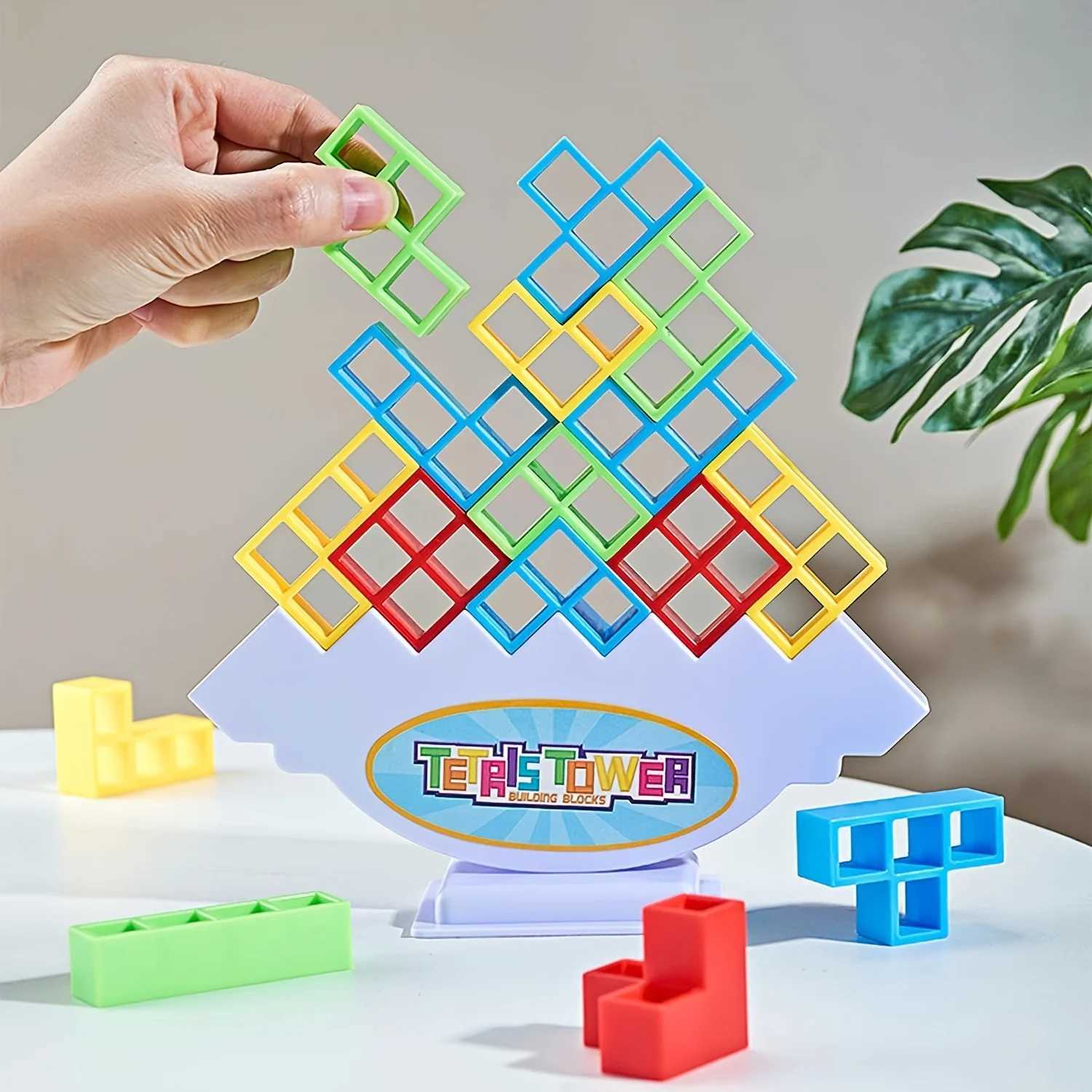 3D Tetra Tower Balance Stacking Toys Building Blocks Board Game for Kids Adult Perfect Family Game Party Team Building Games Toy Y240731
