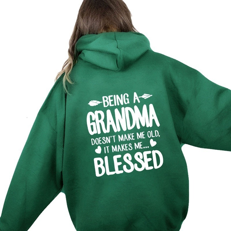 New letter printed hoodie sweatshirt for autumn and winter women, Korean version, trendy and versatile clothes F8.1#30