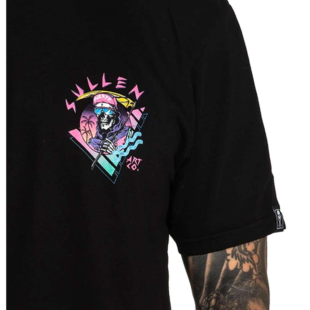 T shirt Mens Sullen Muerte Short Sleeve Premium Fit Vintage Tattoo Skull Graphic T-shirt for Men shirts tshirt graphic tee Casual tops summer clothes