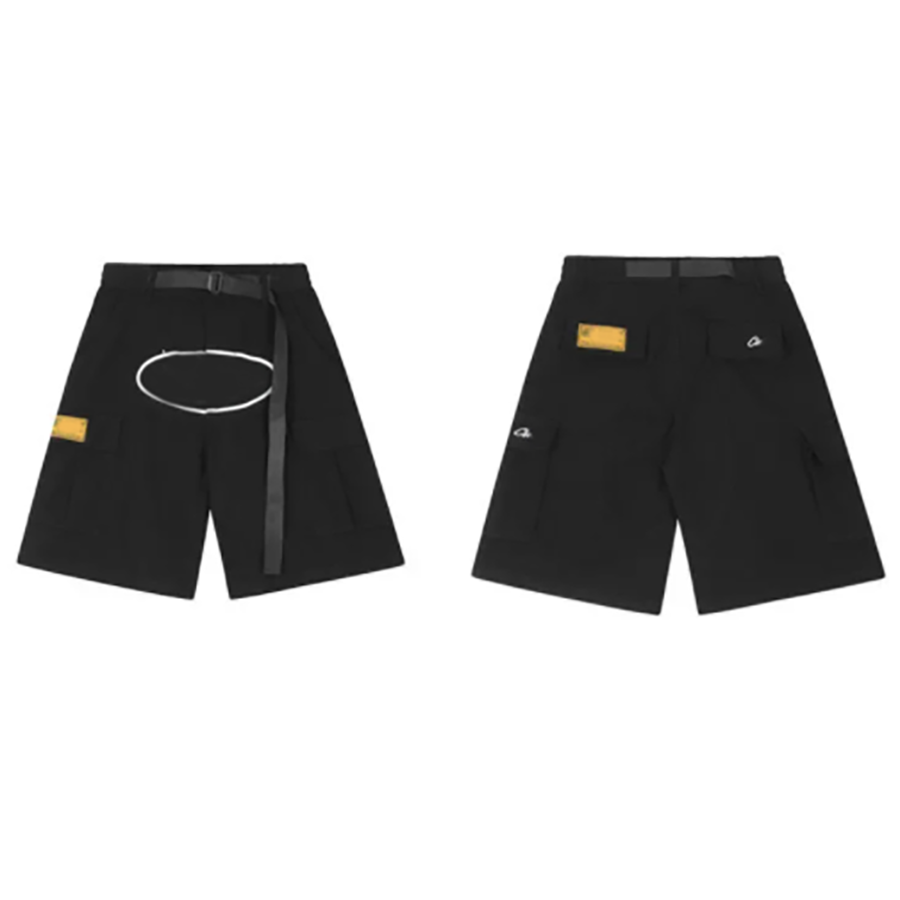 Men's Pants Printed Workwear Summer Elastic Band Leisure Style Shorts Gaojie Multiple Pockets Men Women