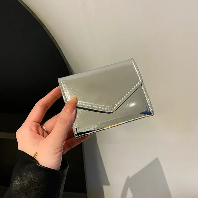 Simple Fashion Lady Card Holder Purse Women Wallet Pu Leather Small Bags for Female Credential 240801