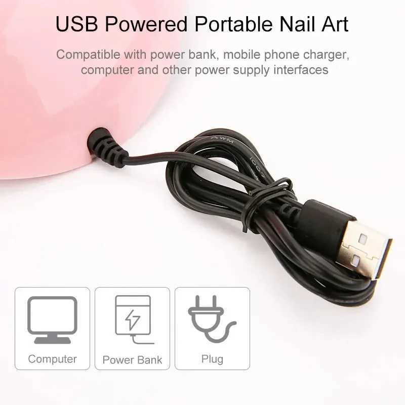 LULAA Attention-Grabbing Nail Dryer Machine Home Use Nail Lamp For Drying Curing Nails Varnish With 18pcs Beads UV LED LampCL2400806