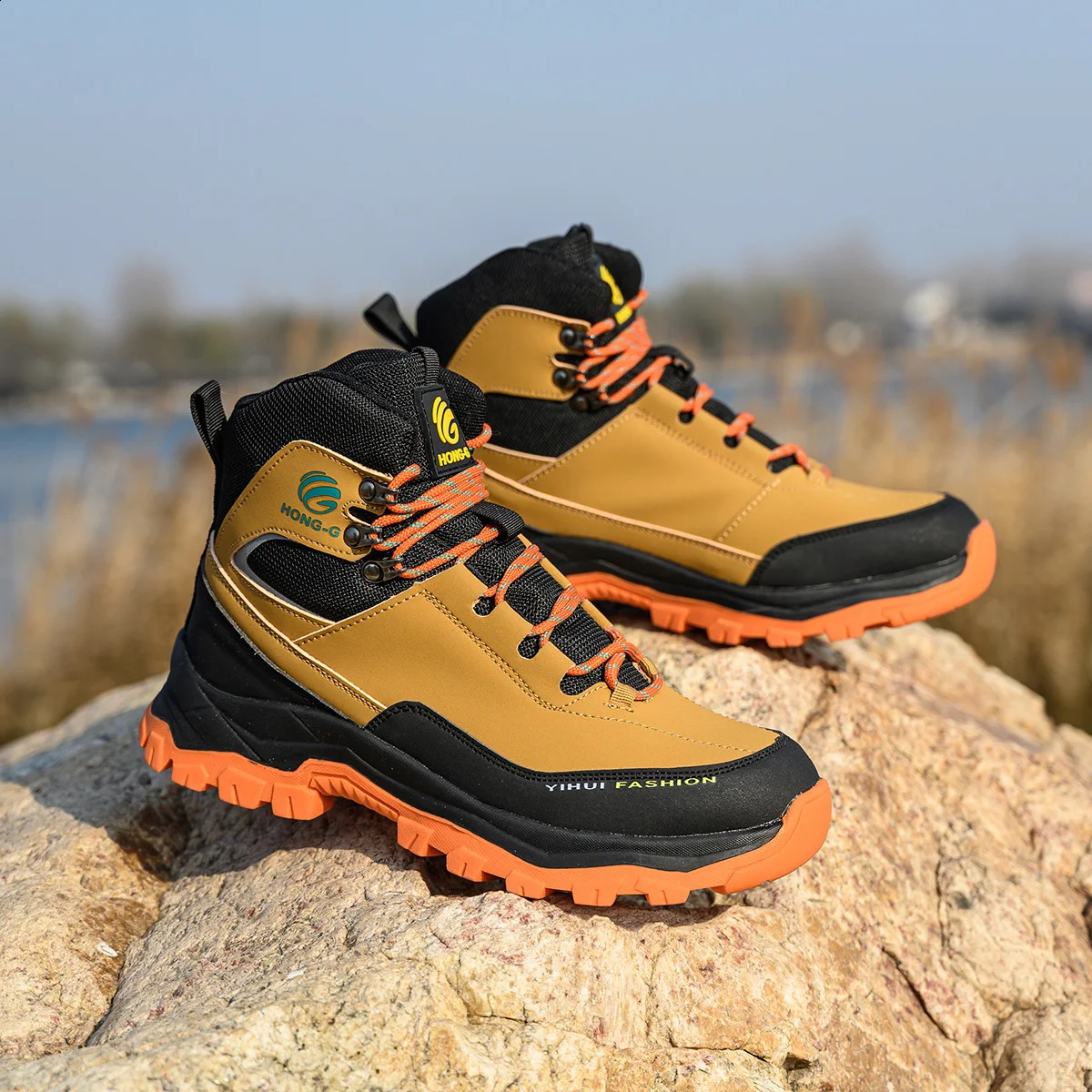 Waterproof Men Boots Safety Shoes PunctureProof work Steel Toe Indestructible Construction Protective 240731