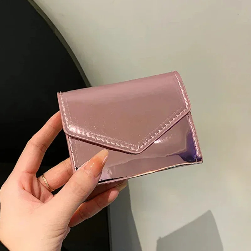 Simple Fashion Lady Card Holder Purse Women Wallet Pu Leather Small Bags for Female Credential 240801