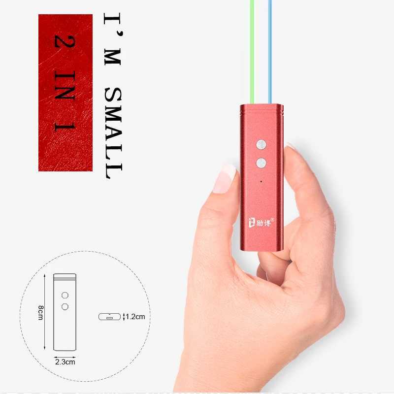 Type-c charging Dual laser point pen 450nm Blue Laser Pointer 532nm Green laser pen 650nm Red Laser B240801