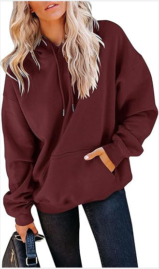 Autumn/Winter New Women's Hooded Sweatshirt Casual Sweater F8.1#21.99