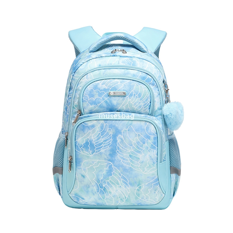 New large capacity schoolbag primary school students 3-6 grade girls ultra light ridge protection children backpack girl backpack wholesale