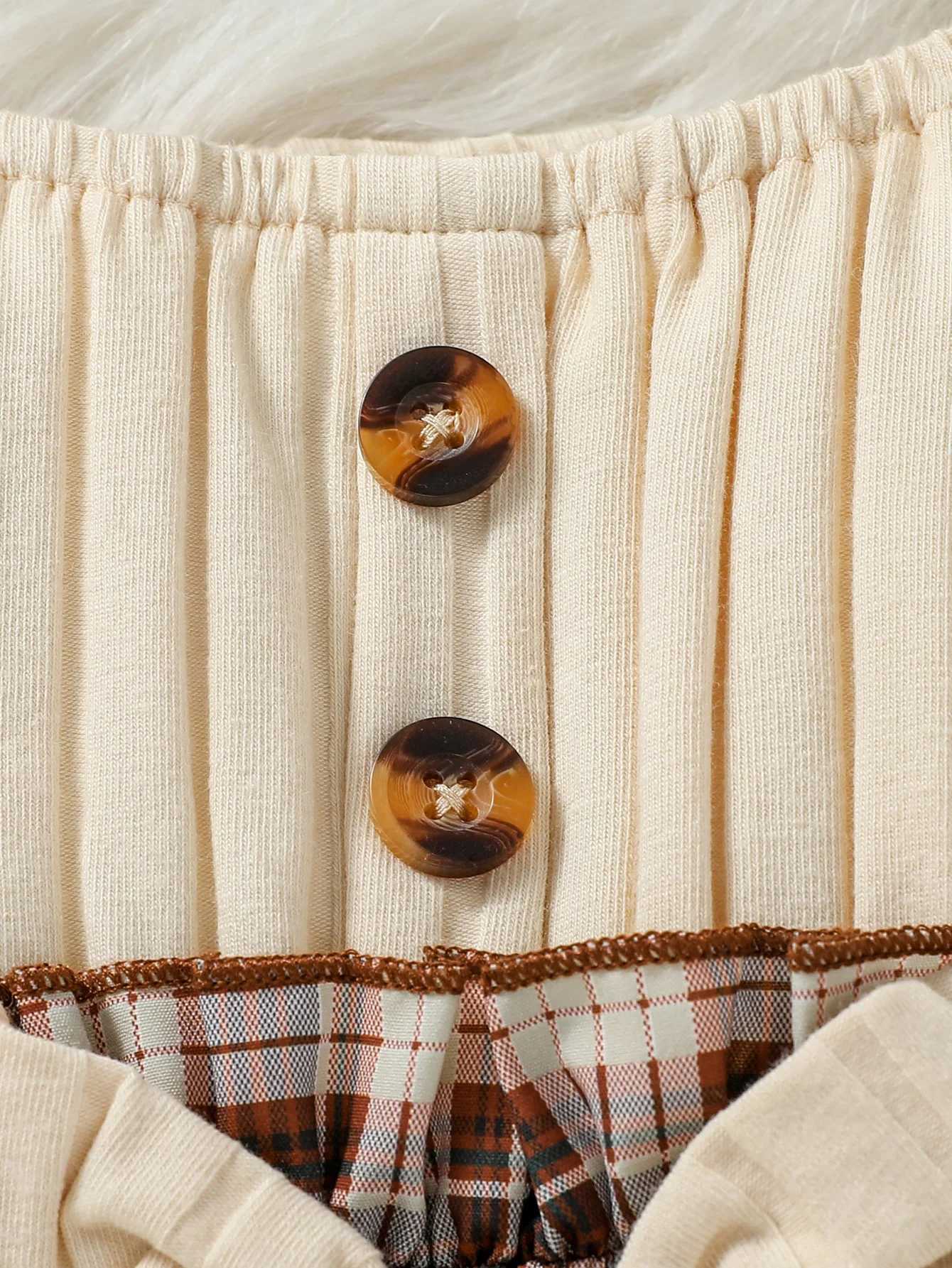 2024 New Baby Girl Autumn Long Sleeve Butterfly Bow Grid Fashion Cute Dress X250220
