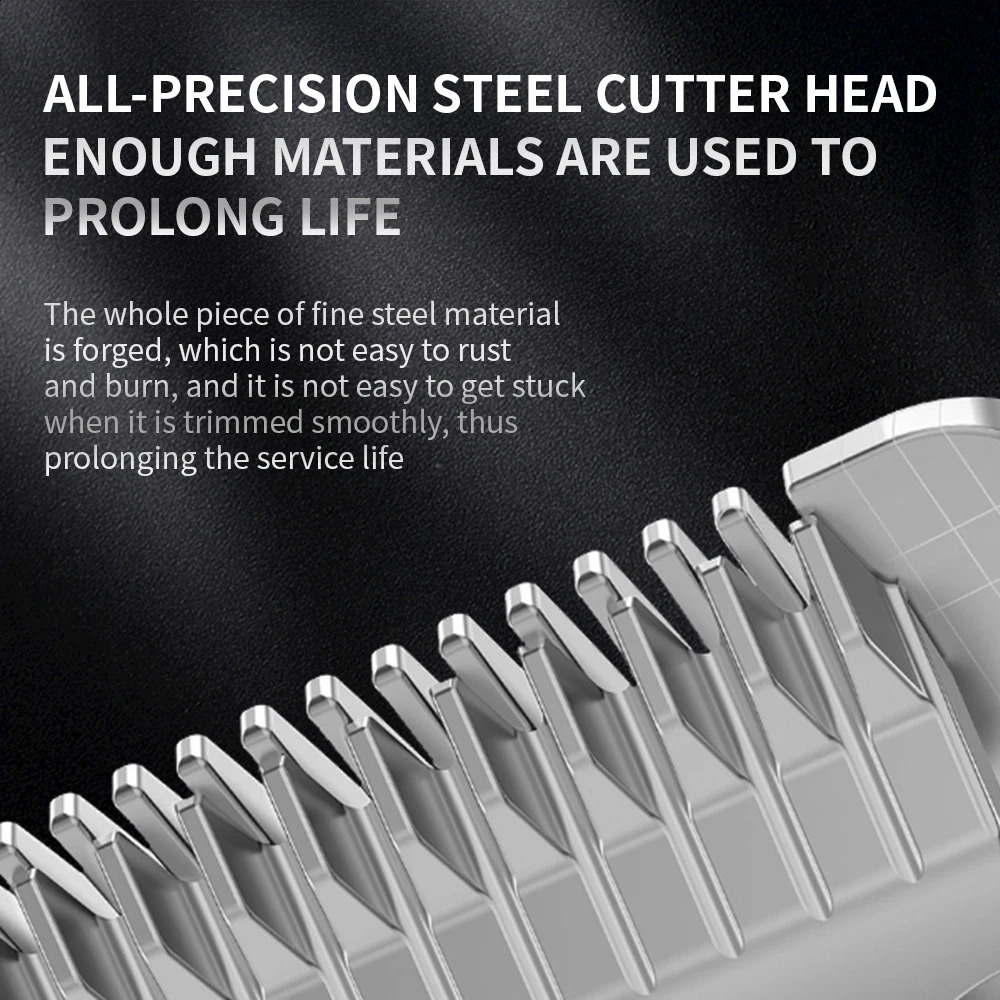 Professional Dog Hair Clipper All Metal Rechargeable Pet Trimmer Cat Shaver Cutting Machine Pets Low Noice Grooming Haircut 240801