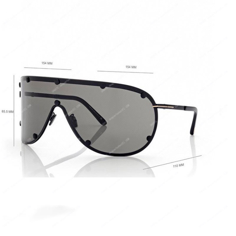 Designer sunglasses Men Women Luxury quality large rimless integrated glasses 1043 stylish outdoor sports style sunglasses original box