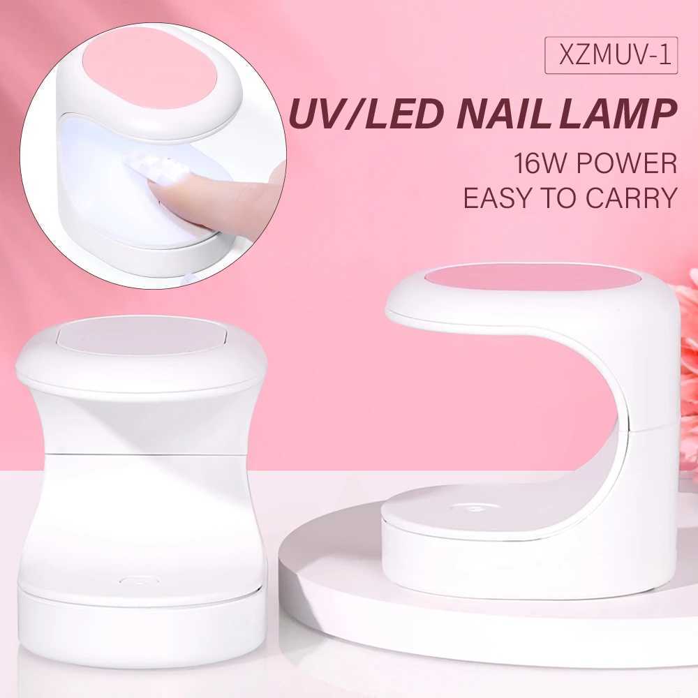 Mini Nail Dryer 30S Fast Dryer Lamp UV LED USB Lamp Manicure Egg Design Machine Single Finger Nail Art Tool Gel CuringCL240731