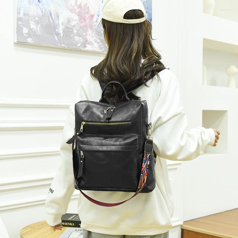 Leather Backpacks Women hot - Shoulder Bag for School & Teen Girls