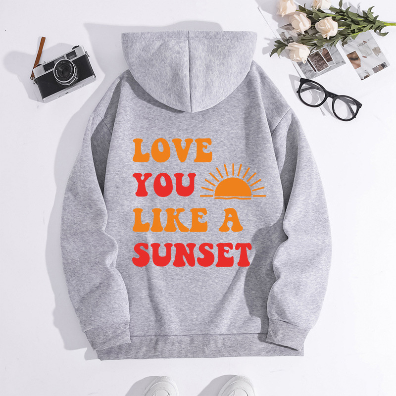 New autumn winter with fashionable lettering printed hooded back collar and plush hoodie for women F8.1#25