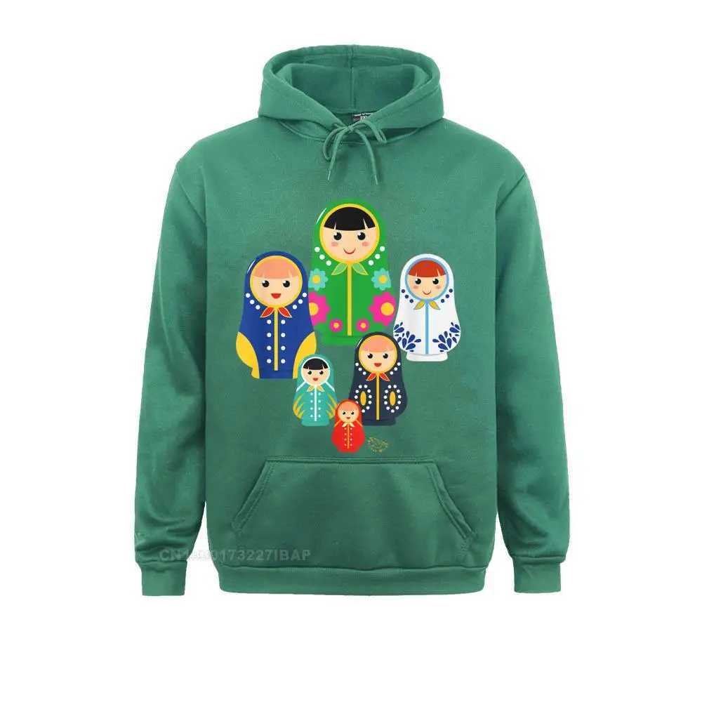Matryoshka Russian Nesting Dolls Russia Hooded Pullover Printed On Long Sleeve Hoodies Men Sweatshirts Classic Sportswears NewM240730