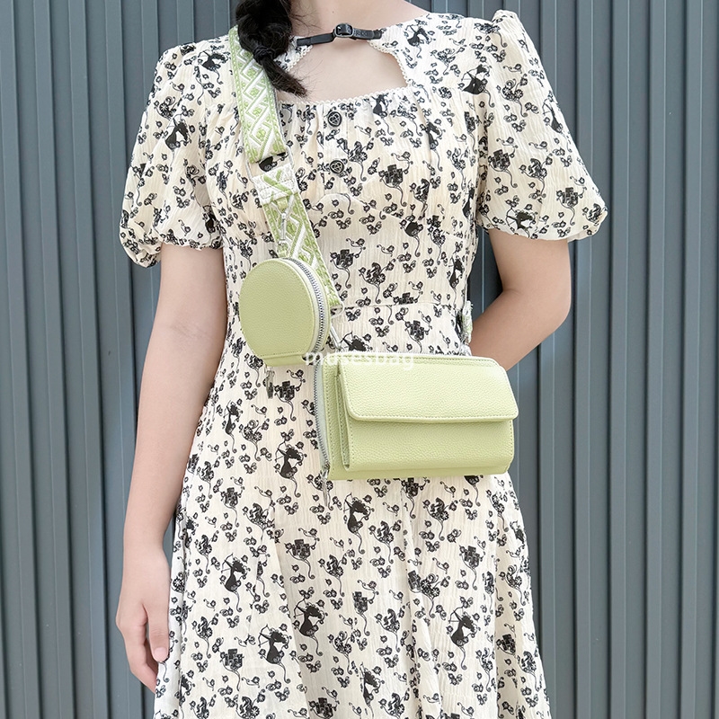 New mobile phone bag INS niche design single shoulder crossbody bag mobile phone bag multi-function broadband bag