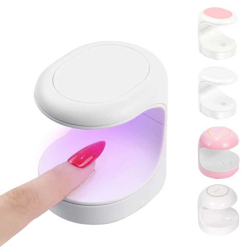 Mini Nail Dryer 30S Fast Dryer Lamp UV LED USB Lamp Manicure Egg Design Machine Single Finger Nail Art Tool Gel CuringCL240731