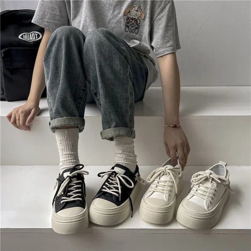 White shoes casual womens sports shoes womens wedge basket 2024 round toe Modis Clogs platform fully matched shallow mouth autumn S 240827