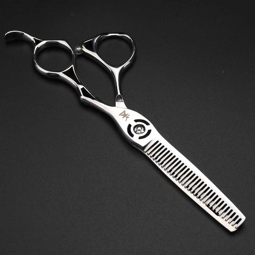 New Arrival Xuanfeng 6-inch hollow handle scissors barber scissors and 440C steel thin scissors Z241213