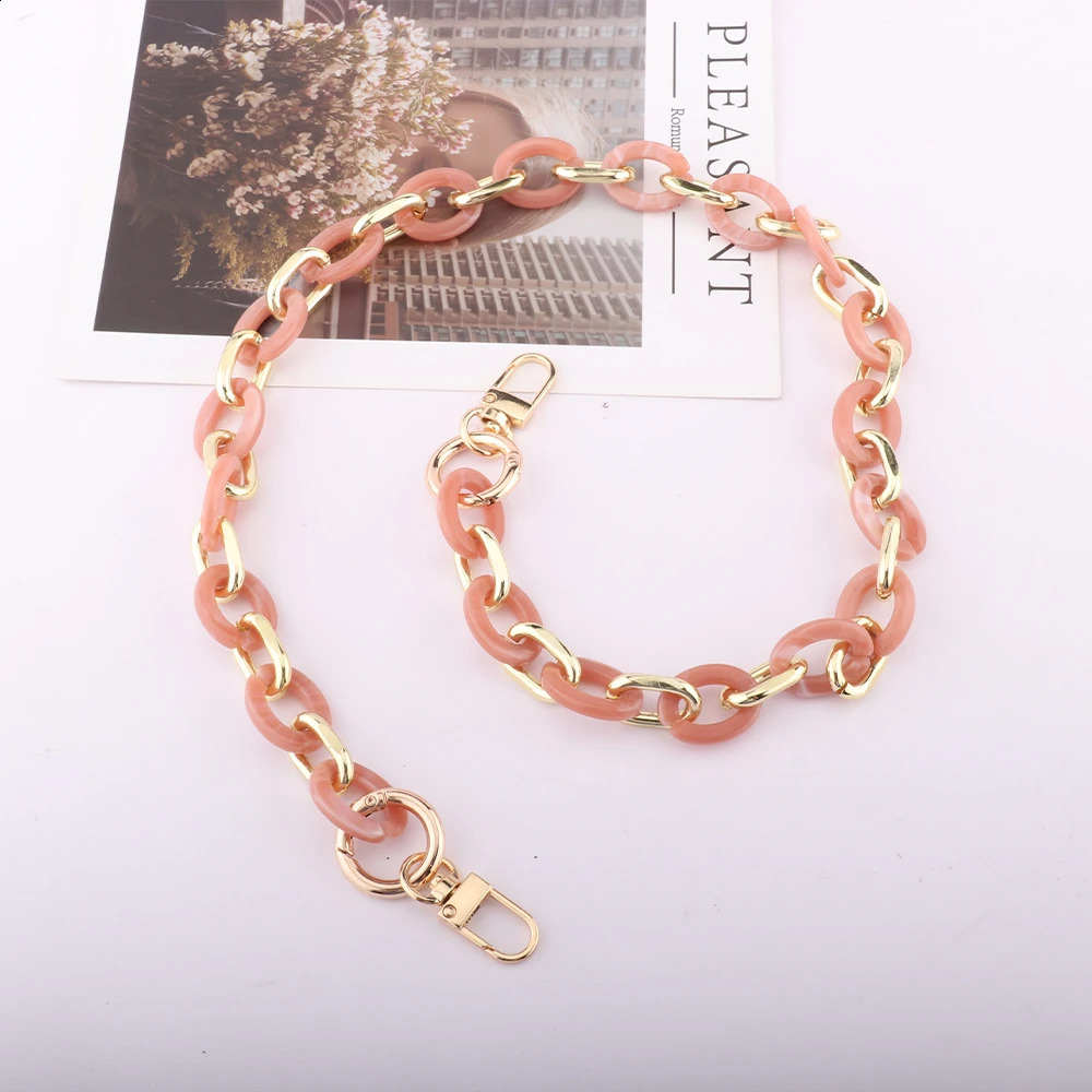 Acrylic Chain Resin Bag Fish Bone Handmade Shoulder with Hanging Neck Jewelry Accessories 240731