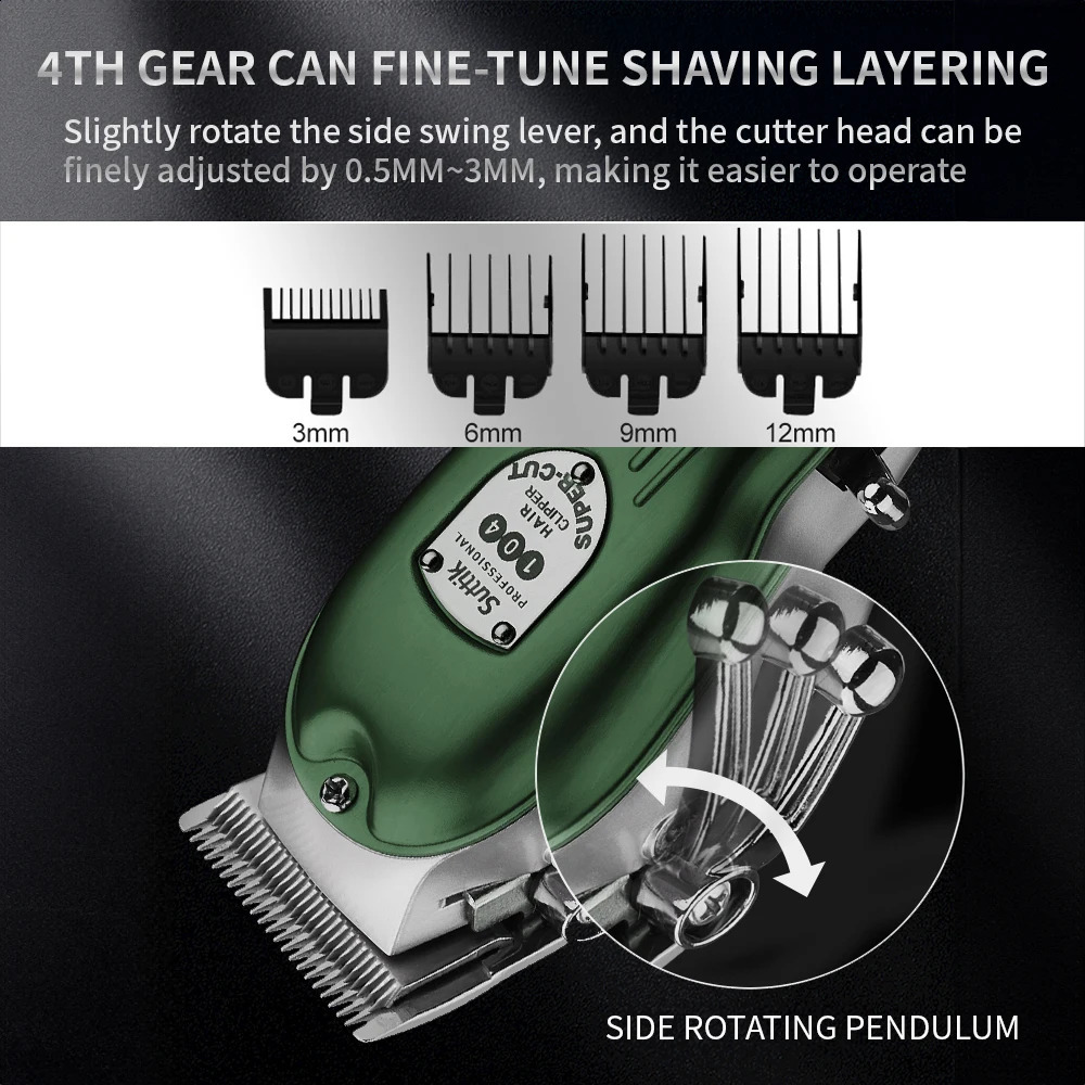 Professional Dog Hair Clipper All Metal Rechargeable Pet Trimmer Cat Shaver Cutting Machine Pets Low Noice Grooming Haircut 240801