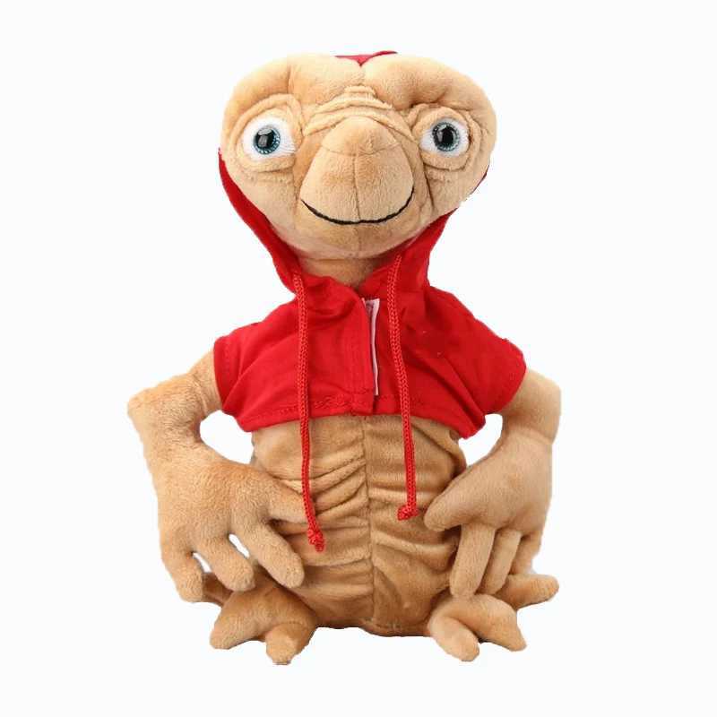 28CM E.T Alien Plush Toy Doll Cartoon Plushie Toys Extraterrestrial Stuffed Dolls With Cloth High Quality For Kids Birthday Gift Y240801