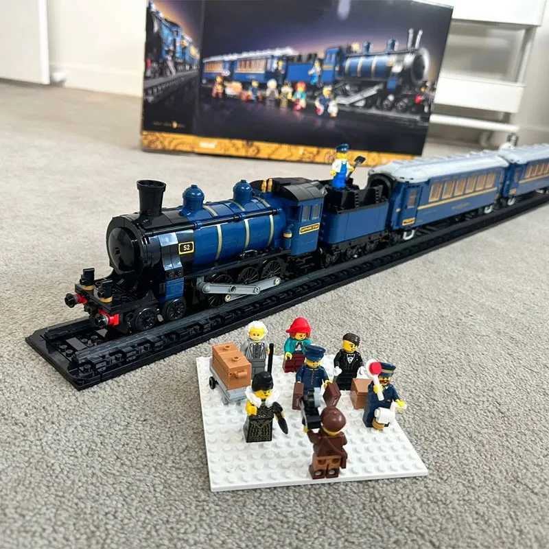 Ideas Orient Express Building Blocks Set - 2024 Bricks Train 21344 DIY Assembly Toys for Boys Girls Gifts dh911125171