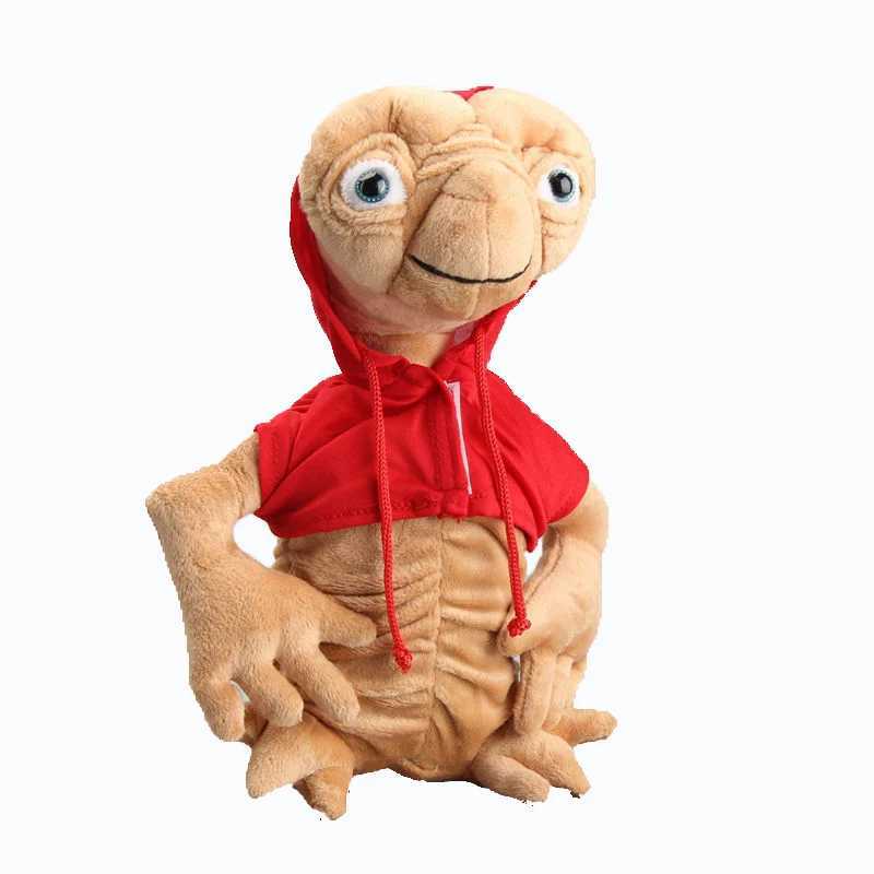 28CM E.T Alien Plush Toy Doll Cartoon Plushie Toys Extraterrestrial Stuffed Dolls With Cloth High Quality For Kids Birthday Gift Y240801