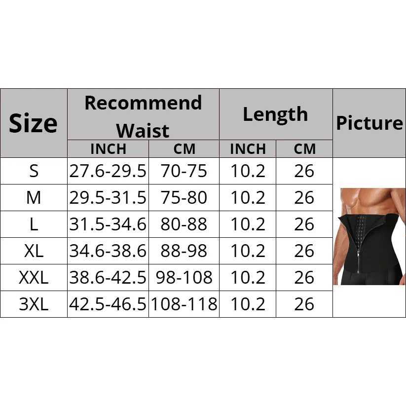 Mens waist trainer shaping back support weight loss belt tight corset gym abdominal binding fitness waist decal exercise clothes W240801