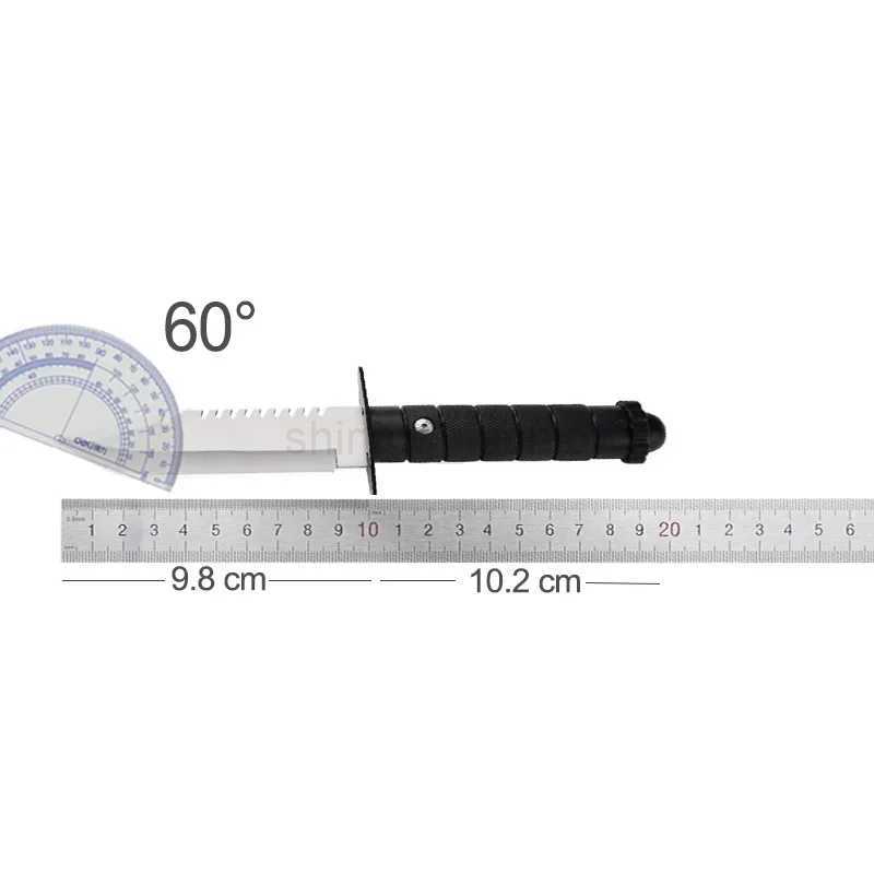 Stainless Steel Knife Steel Tactical Straight Knife Jungle Camping Self-defense Straight Knife Handle Hunting Knife ConvenientXJ240801