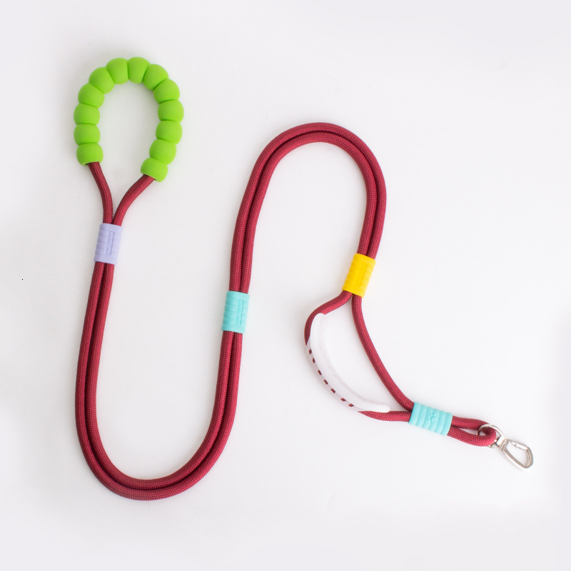 Dog leash, pet walking rope, dog chain, p rope, p chain, explosion-proof punch, hands-free walking tool