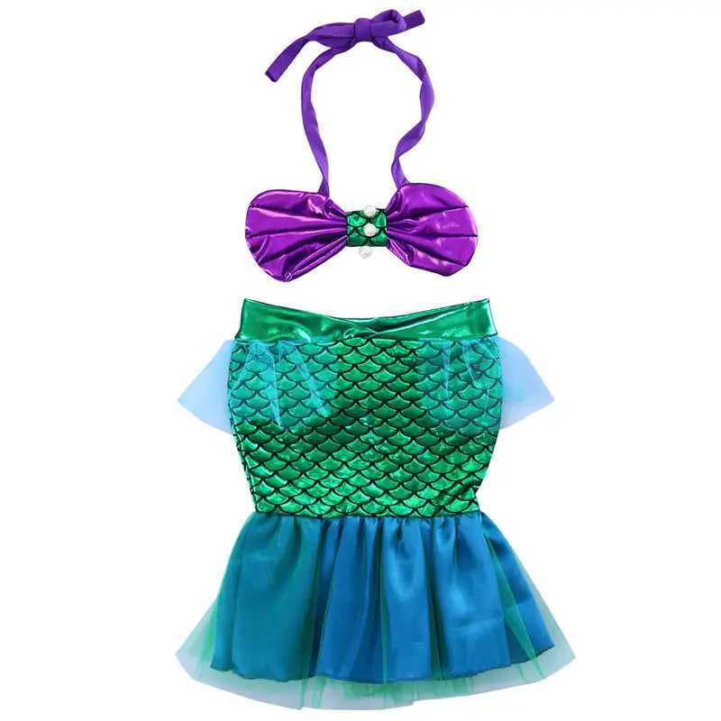 Emmababy Fashion Toddler Mermaid Girl Princess Dresses Comfort Party Cosplay Costume Girls Outfits Dropship X250224