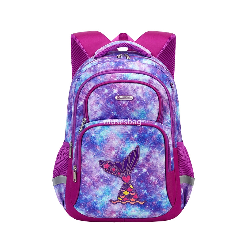 New large capacity schoolbag primary school students 3-6 grade girls ultra light ridge protection children backpack girl backpack wholesale