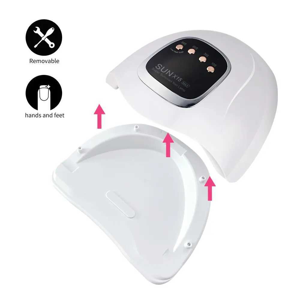 Professional Nail Dryer Lamp For Manicure Powerful UV Gel Nail Lamp 44 LEDs Automatic Sensing Curing All Gel Nail PolishCL2400806