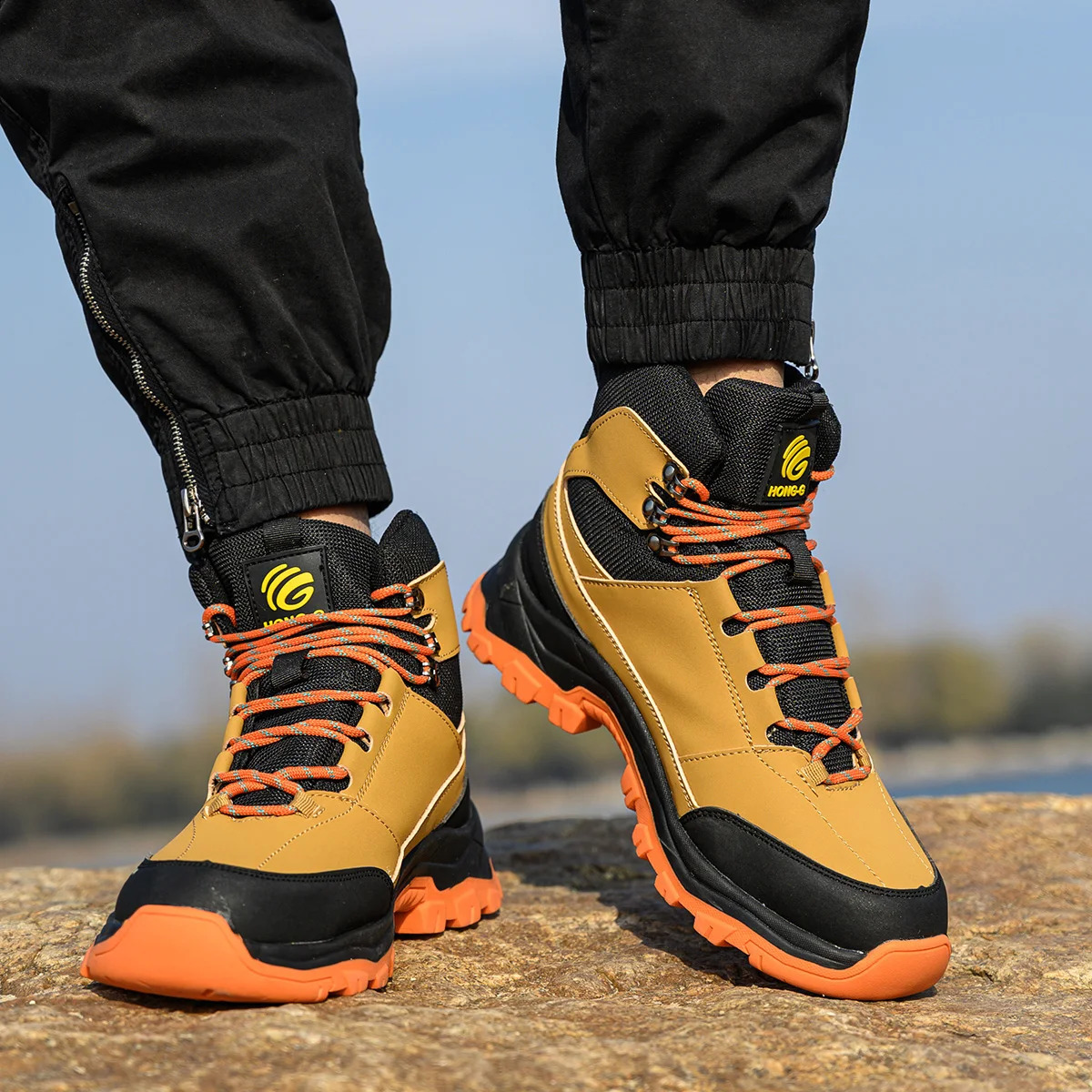 Waterproof Men Boots Safety Shoes PunctureProof work Steel Toe Indestructible Construction Protective 240731