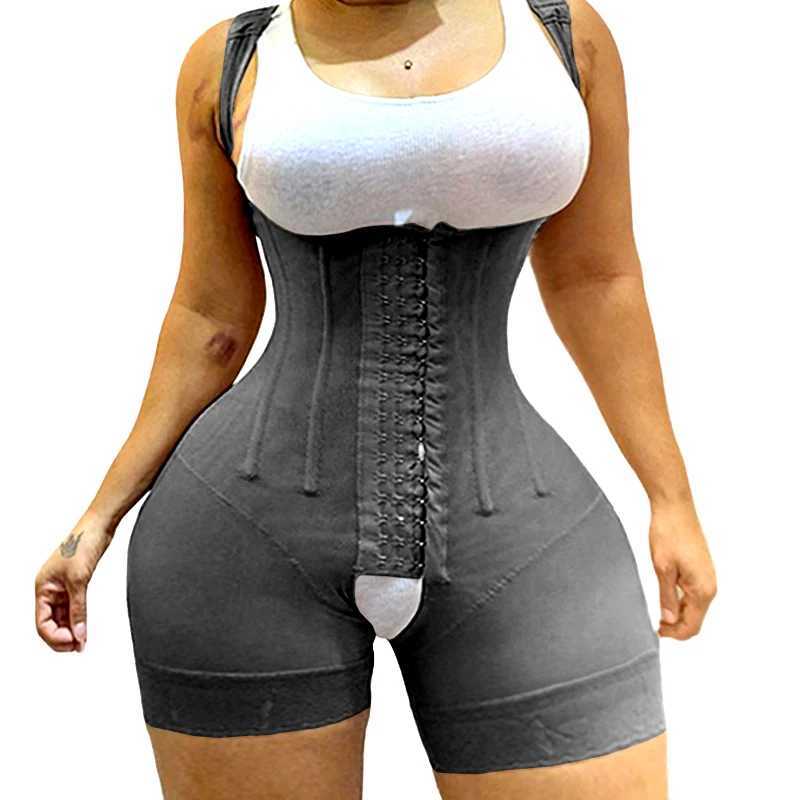 Fajas Colombia Girdles Womens Postpartum Corset BBL Postoperative Bodysuit Shapewear Waist Trainer Slimming Sheath Body Shaper W240801