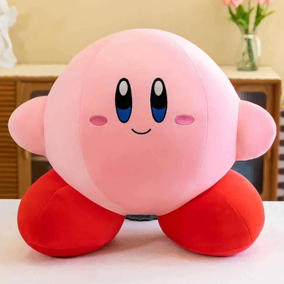 30cm Anime Star Kirbyed Plush Toys Soft Stuffed Animal Doll Fluffy Pink Plush Doll Pillow Room Decor Toys For Childrens Gift Y240801