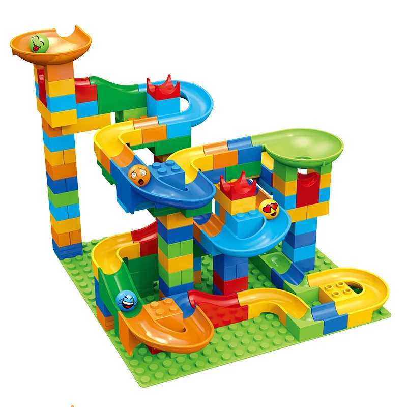 Childrens slide small block assembly particles DIY educational toy gift Y240731