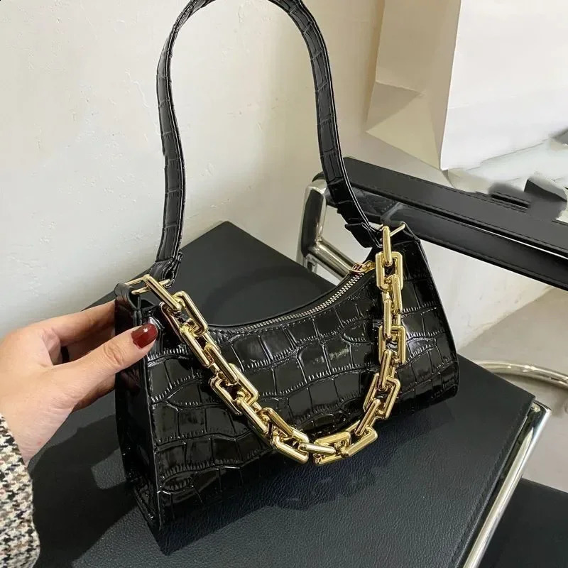 60cm Silver Gold Plated Acrylic Purse Chain Strap Handbag Handles Diy Replacement for Shoulder Bag Handbags Straps 240919