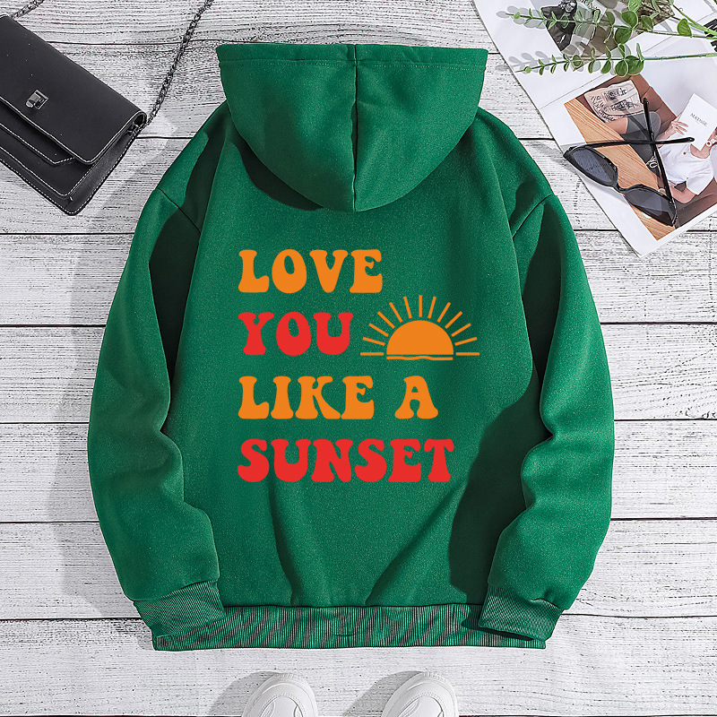 New autumn winter with fashionable lettering printed hooded back collar and plush hoodie for women F8.1#25