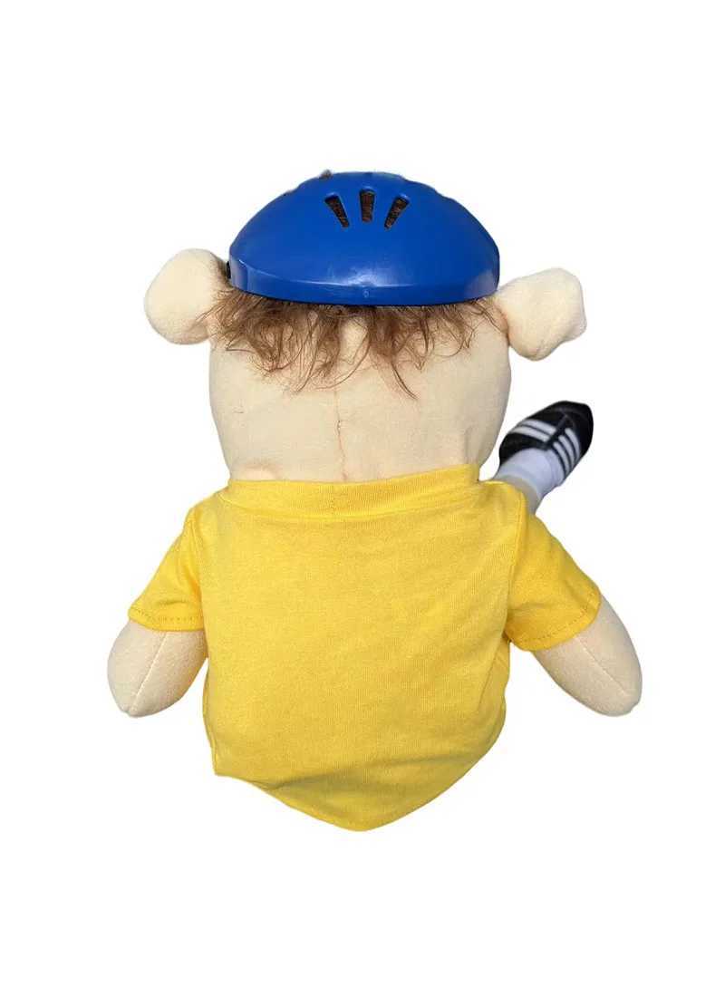 60cm Jeffy Hand Puppet Plush Children Soft Doll Talk Show Party Props Christmas Doll Plush Toys Puppet Kids Gift Y240801