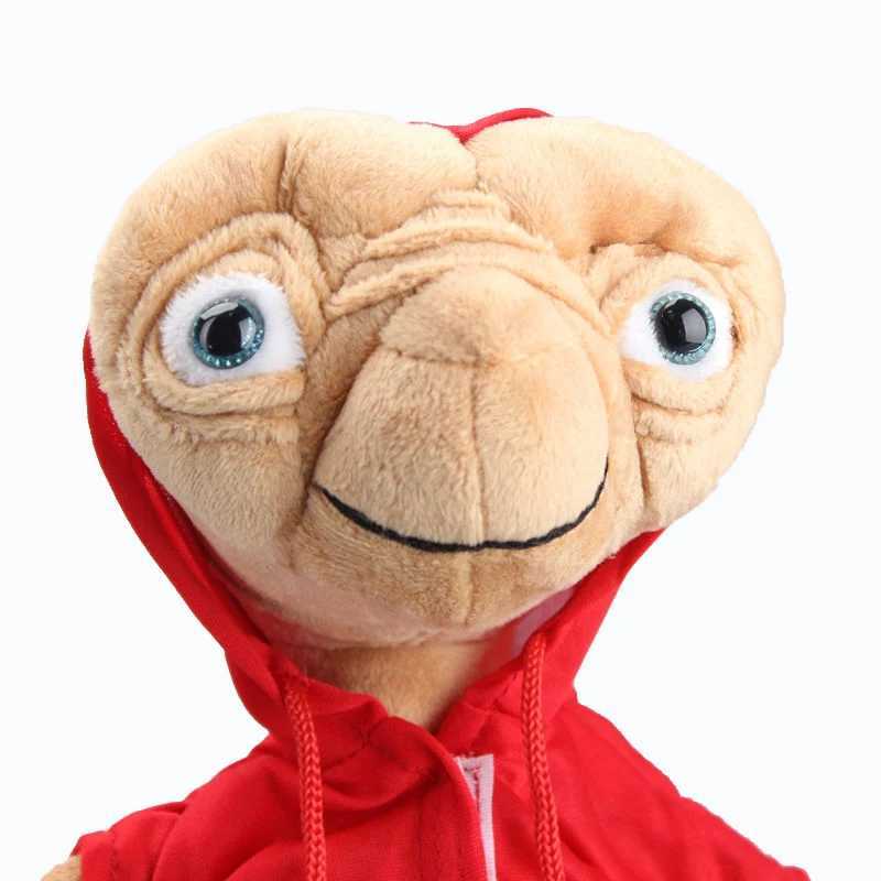 28CM E.T Alien Plush Toy Doll Cartoon Plushie Toys Extraterrestrial Stuffed Dolls With Cloth High Quality For Kids Birthday Gift Y240801