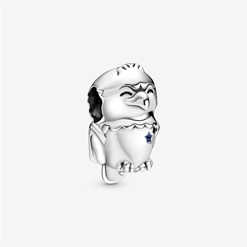 Silver Loose Beads For Jewelry Making Rabbit Monkey Mushroom Bear Animal Bracelet Men And Women Bangle 2024 Trend