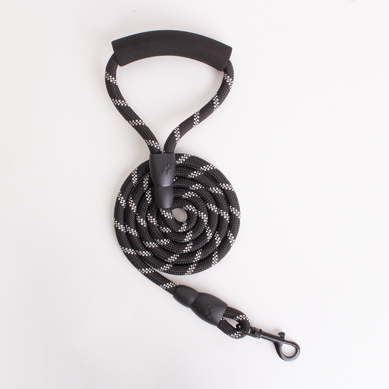 Supplies Pet Multi colored Round Reflective Traction Dog Walking Rope