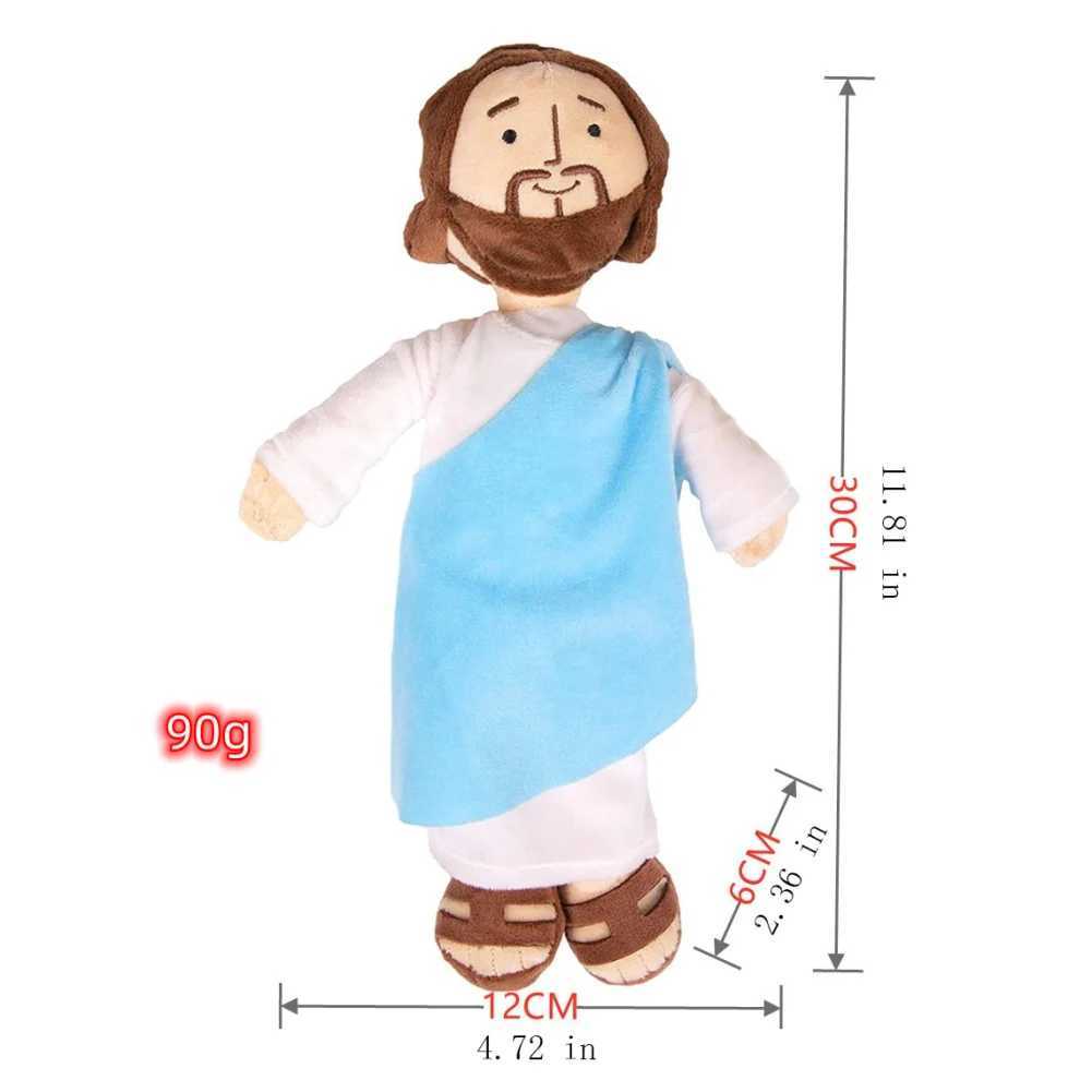 Jesus Doll Plush Religious Figure Christening Religious Easter Christmas Jesus Doll Jesus Plush Doll Toy Christ Religious Toys Y240801