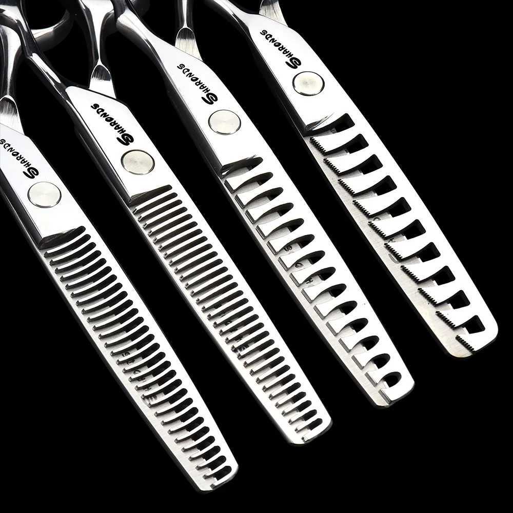 New Arrival ASHADOW 6/6.5/7.5 inch hair clippers professional Japanese hairdressers slimming shears Z241213