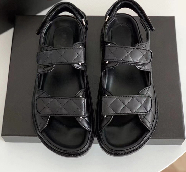 Designer Shoes Top Quality Brand High Quality New Fashion Slippers Women S Sandals Sliding Platform Beach Leisure Outdoor Lace Box Shoes