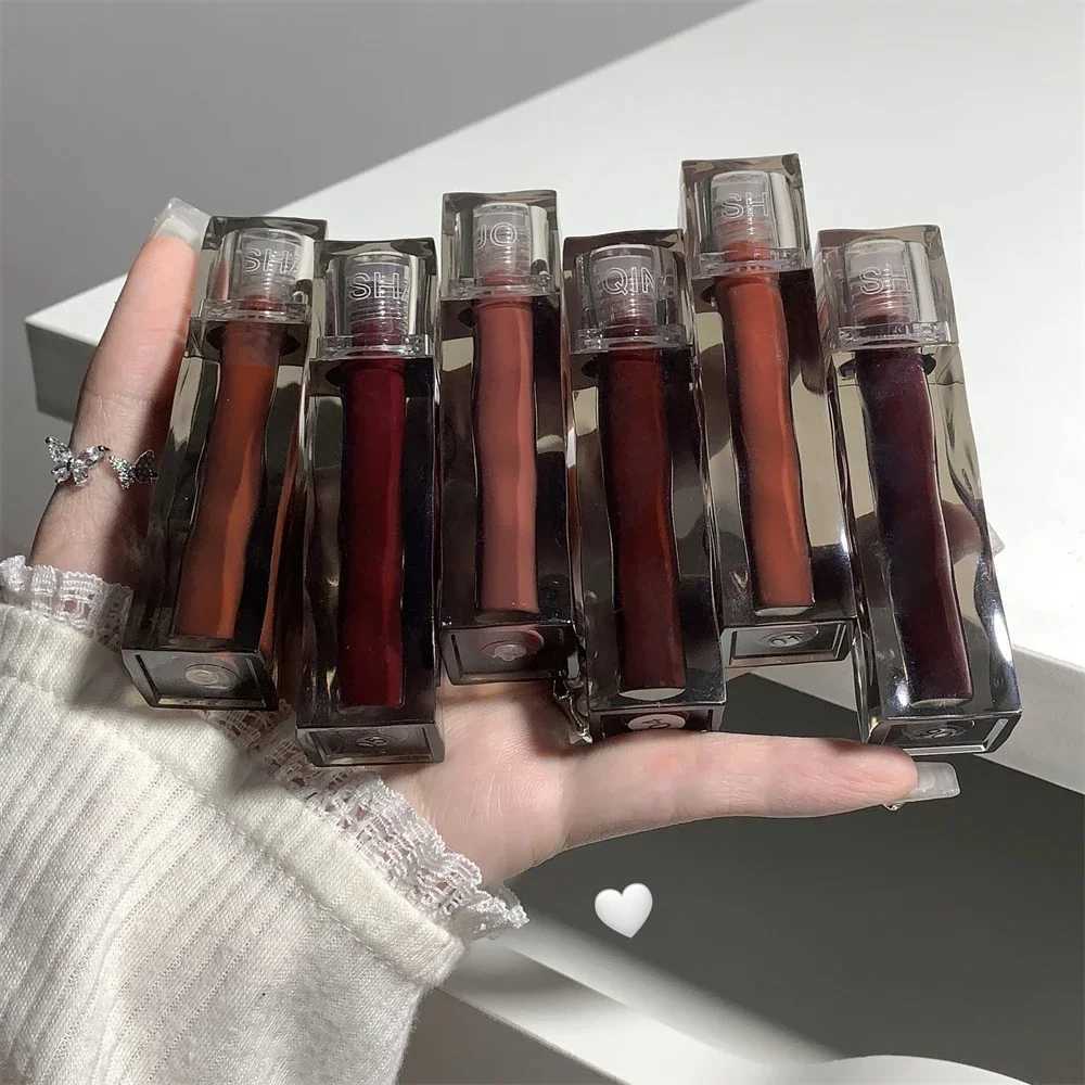 6 color mirror dye lip gloss moisturizer liquid lipstick waterproof durable pink lip color Korean natural cosmeticsXJ250312